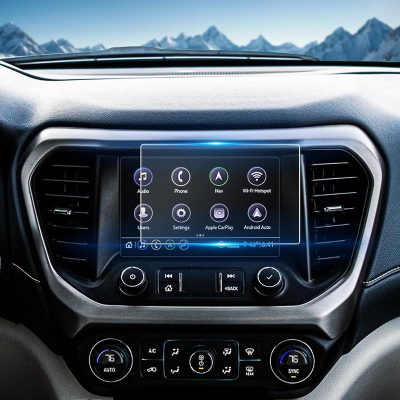 WEIPIN For 2PCS Glossy Tempered Glass 2020 2021 2022 2023 GMC Acadia 8 Inch Touchscreen Screen Protector - Acadia (SL/SLE/SLT/AT4/Denali) Accessories - Image 1